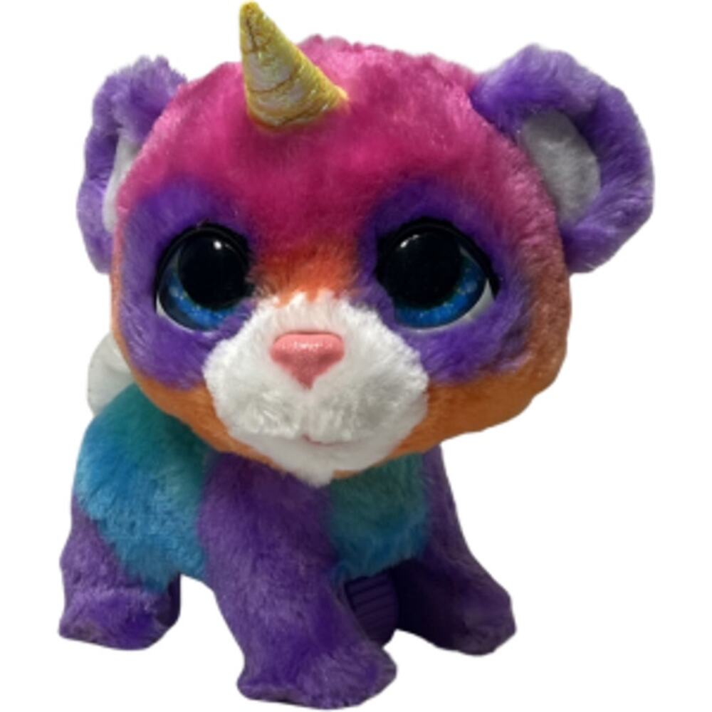 Hasbro furReal Walkalots Rainbow Unicorn Cat Plush No Leash Tested